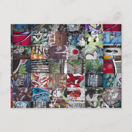 Graffiti Briefkaart (Voorkant)