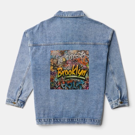 Graffiti Brooklyn Denim Jacket (Achterkant)