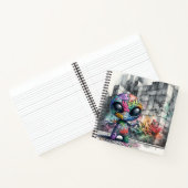 Graffiti buitenaards Notitieboek (Binnen)