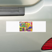 Graffiti Bumpersticker (Op auto)
