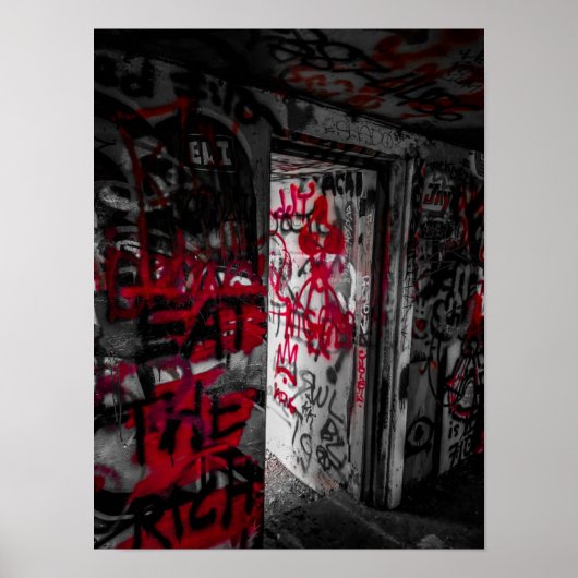 Graffiti Bunker Odiorne State Park Poster (Voorkant)