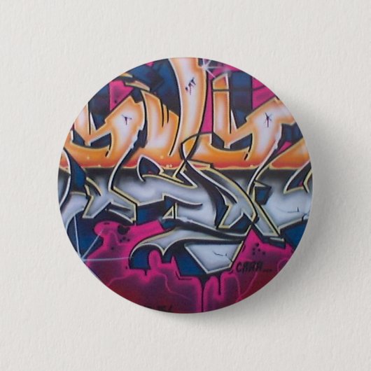 graffiti-Button Ronde Button 5,7 Cm (Voorkant)