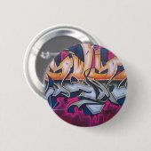 graffiti-Button Ronde Button 5,7 Cm (Voorkant /achterkant)