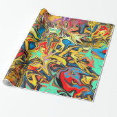 Graffiti Cadeaupapier (Uitgerold)