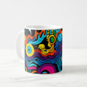 Graffiti Café Mug (Devant gauche)