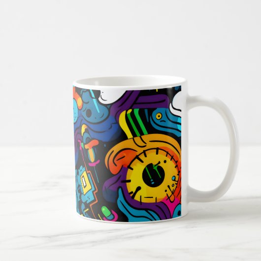 Graffiti Café Mug (Droite)