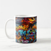 Graffiti Café Mug (Gauche)
