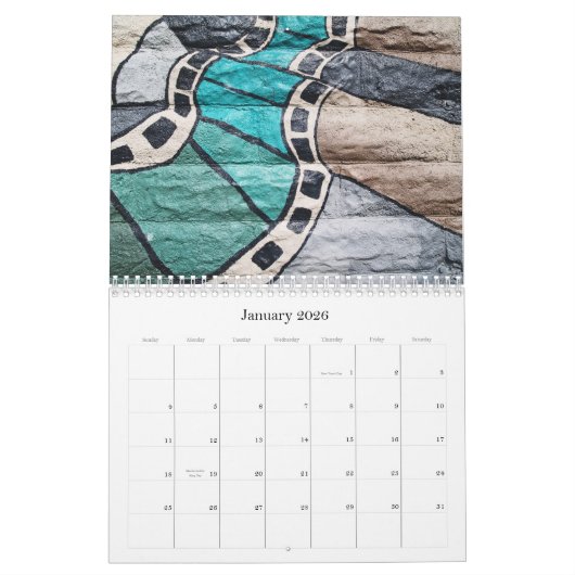 Graffiti Calendar Kalender (Jan 2026)