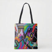 Graffiti canvas tas (Voorkant)