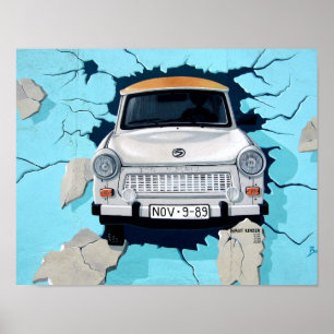 Graffiti Car Crash Poster