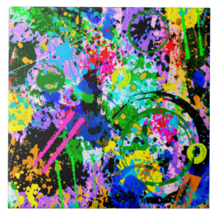 Graffiti Carnaval 1 Tegeltje