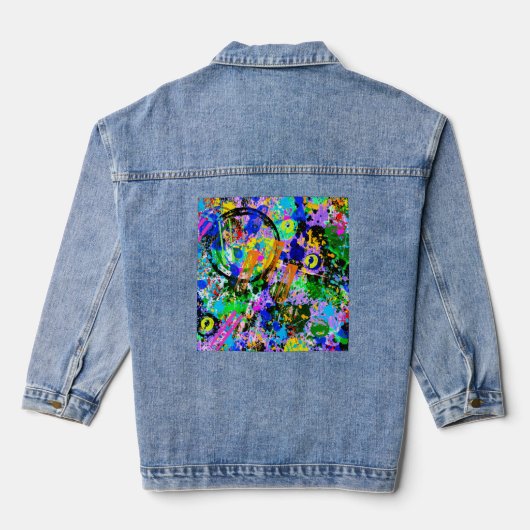 Graffiti Carnaval 2 Denim Jacket (Achterkant)
