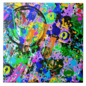 Graffiti Carnaval 2 Tegeltje (Voorkant)