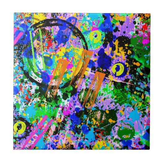 Graffiti Carnival 2 Tegeltje (Voorkant)