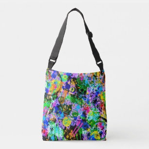 Graffiti Carnival Crossbody Tas