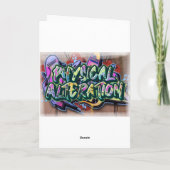 Graffiti carte d'anniversaire fils (Dos)