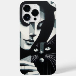 Graffiti Cat Lady Case-Mate iPhone 14 Pro Max Hoesje