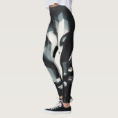 Graffiti Cat Lady Leggings (Links)
