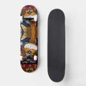 Graffiti Cat Skateboard (Voorkant)