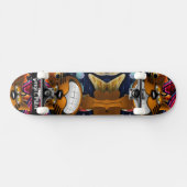 Graffiti Cat Skateboard (Horizontaal)