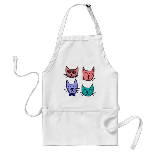 Graffiti Cats Standaard Schort (Voorkant)
