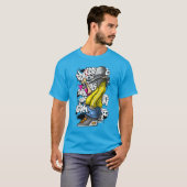Graffiti Character spray verf VANDAL ARTIST T-shirt (Voorkant volledig)