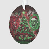 Graffiti Christmas Acrylic Ornament (voorkant)