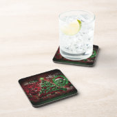Graffiti Christmas Plastic Coasters Set 6 Bier Onderzetter (Rechterzijde)