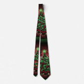 Graffiti Christmas Silk-Feel Tie Stropdas (Achterkant)