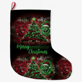 	Graffiti Christmas Stocking 12x20 Grote Kerstsok