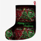 Graffiti Christmas Stocking 12x20 Grote Kerstsok (Achterkant)