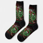 Graffiti Christmas Sustainable Premium Socks Sokken (Links)