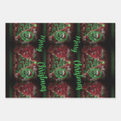 Graffiti Christmas Wrapping Paper Set x 3 (Voorkant)