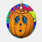 Graffiti Citrouille - Ornement d'Halloween 🎃 (Gauche)