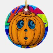 Graffiti Citrouille - Ornement d'Halloween 🎃 (Dos)