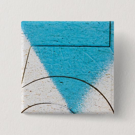 Graffiti close-ups vierkante button 5,1 cm (Voorkant)