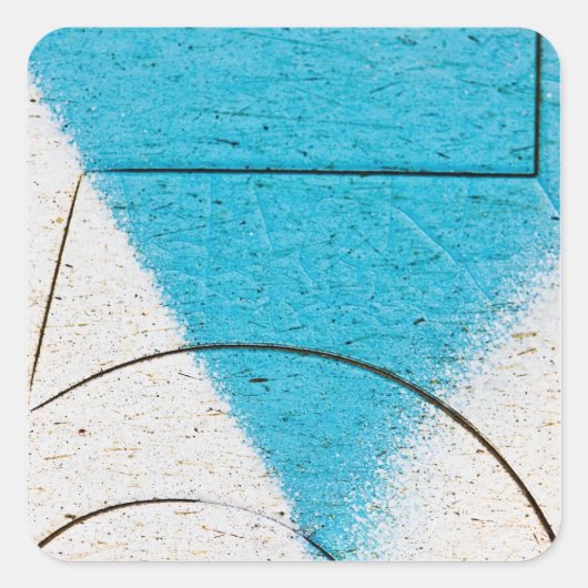 Graffiti close-ups vierkante sticker (Voorkant)