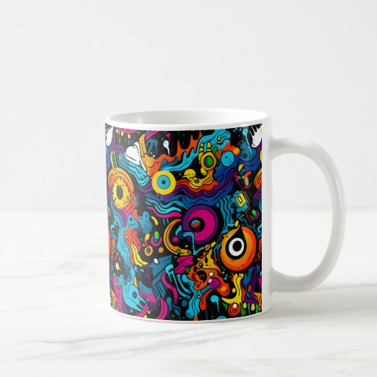 Graffiti Coffee Mok (Rechts)