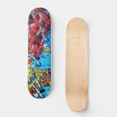 Graffiti coloré Art Skateboard (Recto)