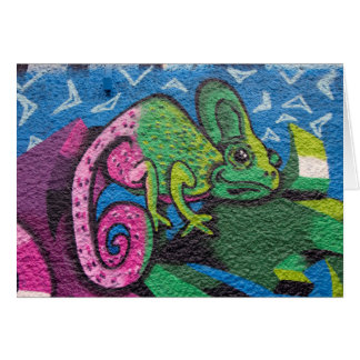 Graffiti coloré Chameleon