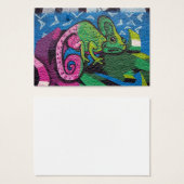 Graffiti coloré Chameleon (Devant & derrière)