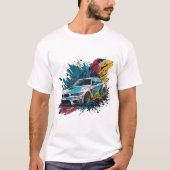 Graffiti coloré T-shirt BMW Art jote Action Shot (Devant)