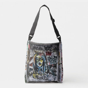 Graffiti Cool Modern Urban Street Art Crossbody Tas