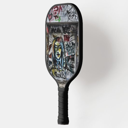 Graffiti Cool Modern Urban Street Art Pickleball Paddle (Links)