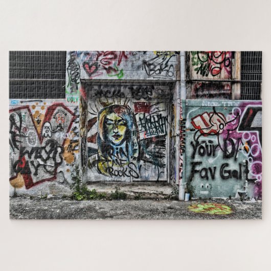 Graffiti Cool Modern Urban Street Grunge Art Legpuzzel (Horizontaal)