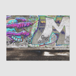 Graffiti Cool Urban Street Grunge Wall Art Tissuepapier