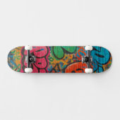 Graffiti Covered Urban Wall Unisex Skateboard (Horizontaal)