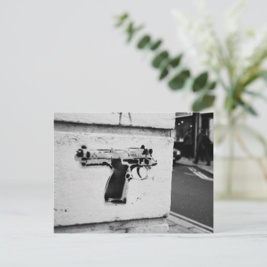 graffiti d'art carte postale (Debout devant)