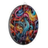 Graffiti-dartbord Dartbord (Voorkant Links)