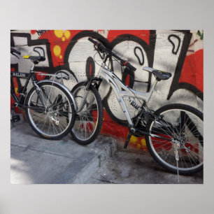 Graffiti de bicyclette - affiche